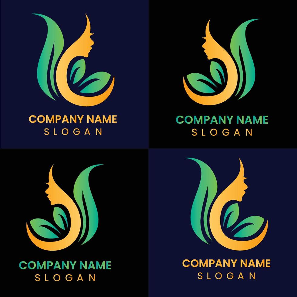 SPA logo design vector