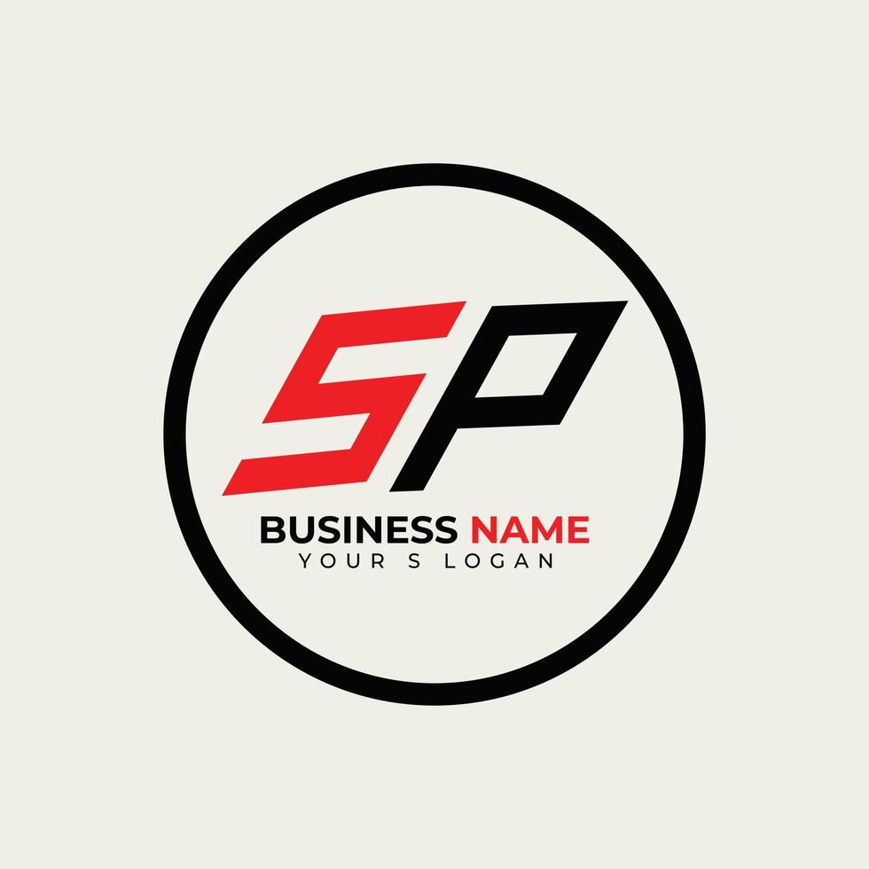 SP Logo Design vector