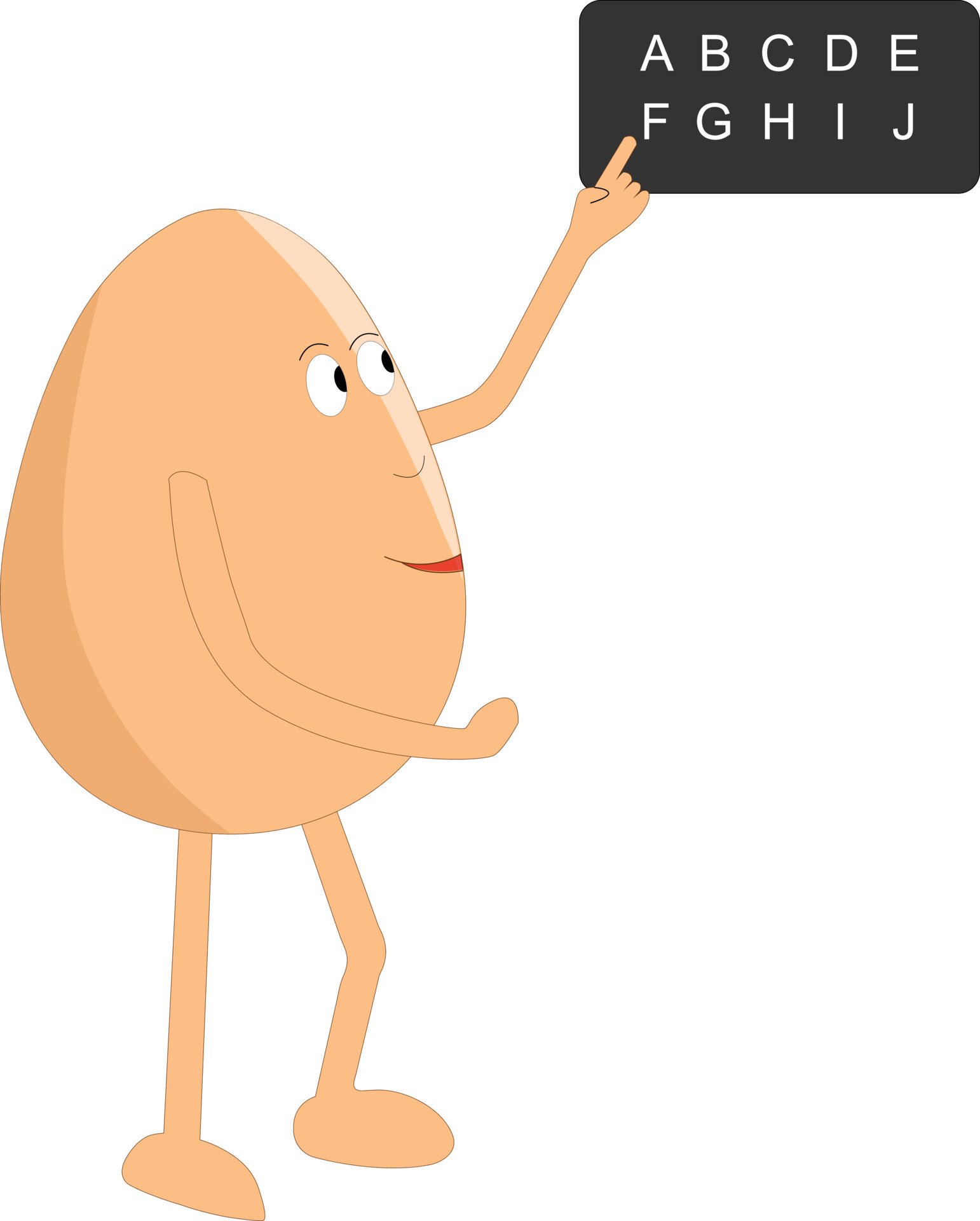 Cute teacher egg teaching abcd vector illustration cartoon 5270378 Vector Art at Vecteezy Cute teacher egg teaching abcd vector illustration cartoon 5270378 Vector Art at Vecteezy