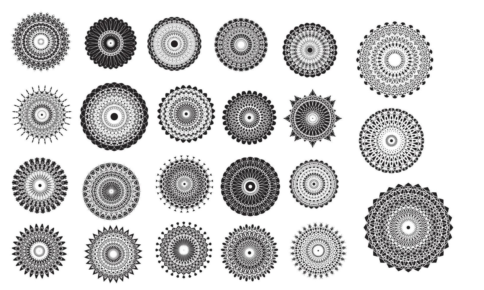 Mandala mega bunddle set vector design