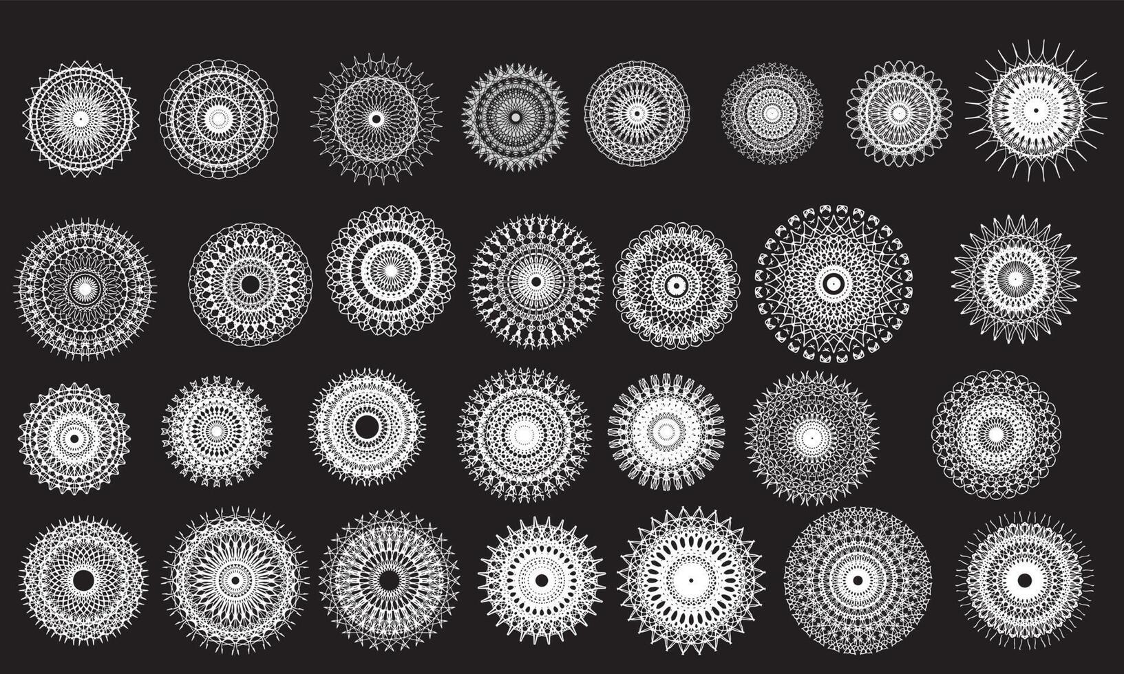 Mandala mega bunddle set vector design