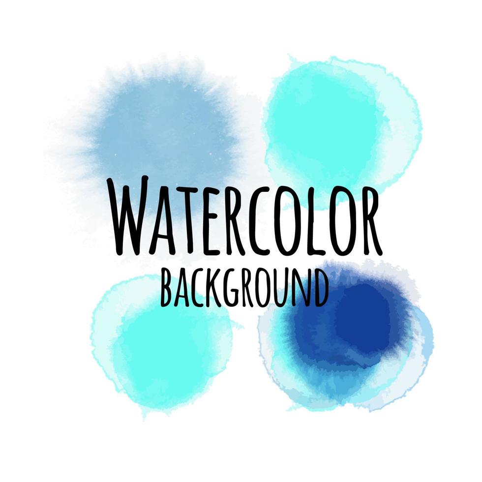 Abstract watercolor background vector