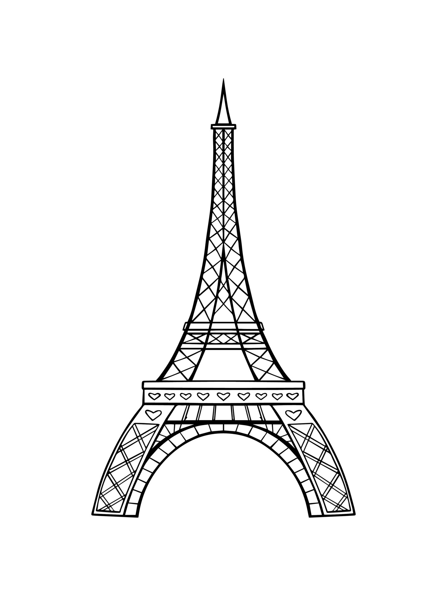 eiffel tower construction images clipart