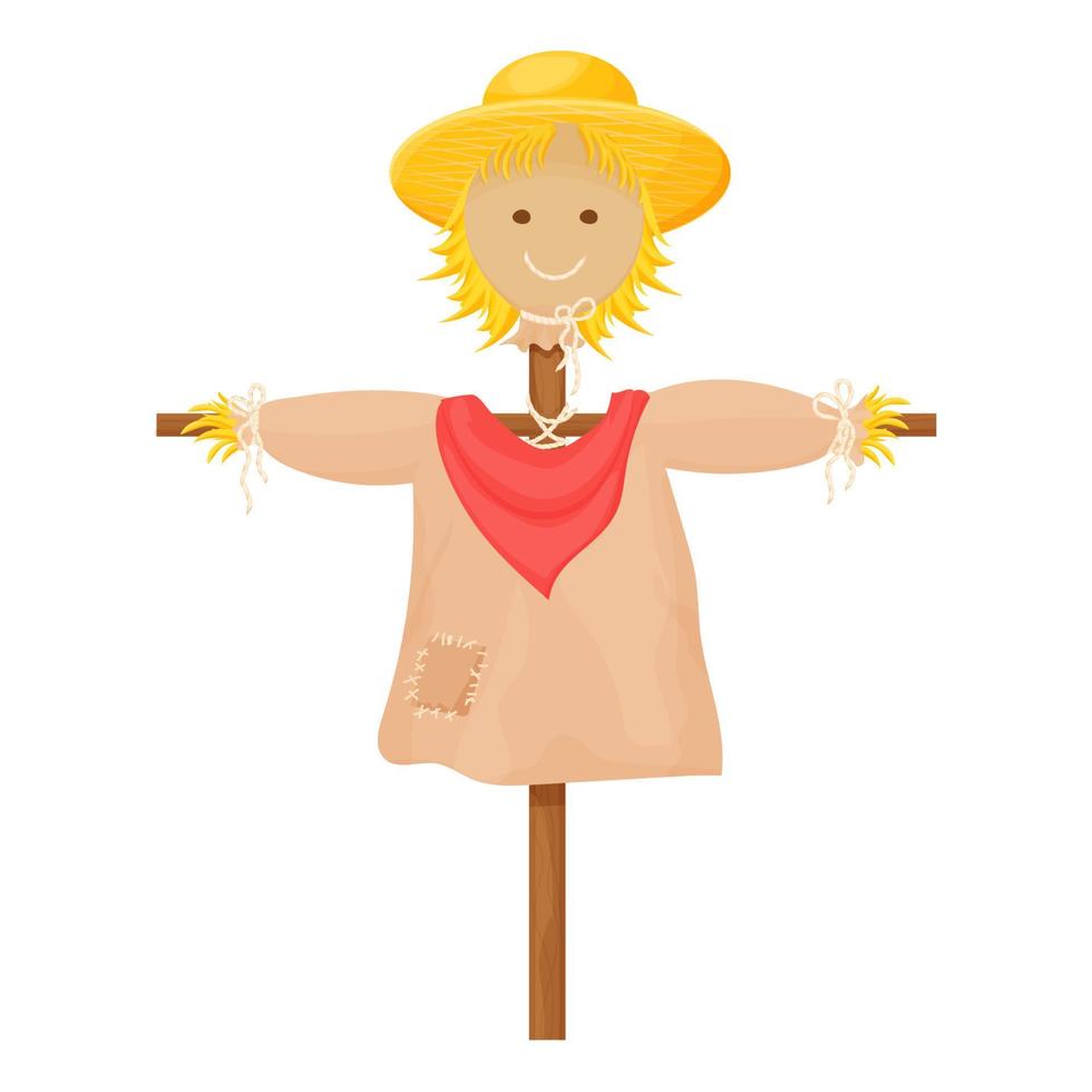 espantapájaros sonriendo en estilo de dibujos animados con paja, sombrero divertido aislado sobre fondo blanco. jardín, decoración rural. 5271026 Vector en Vecteezy espantapájaros sonriendo en estilo de dibujos animados con paja, sombrero divertido aislado sobre fondo blanco. jardín, decoración rural. 5271026 Vector en Vecteezy