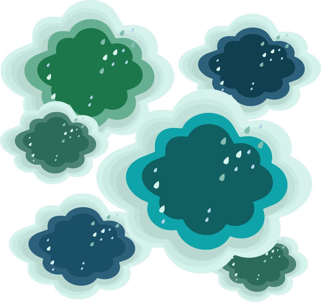 vector de nube de lluvia