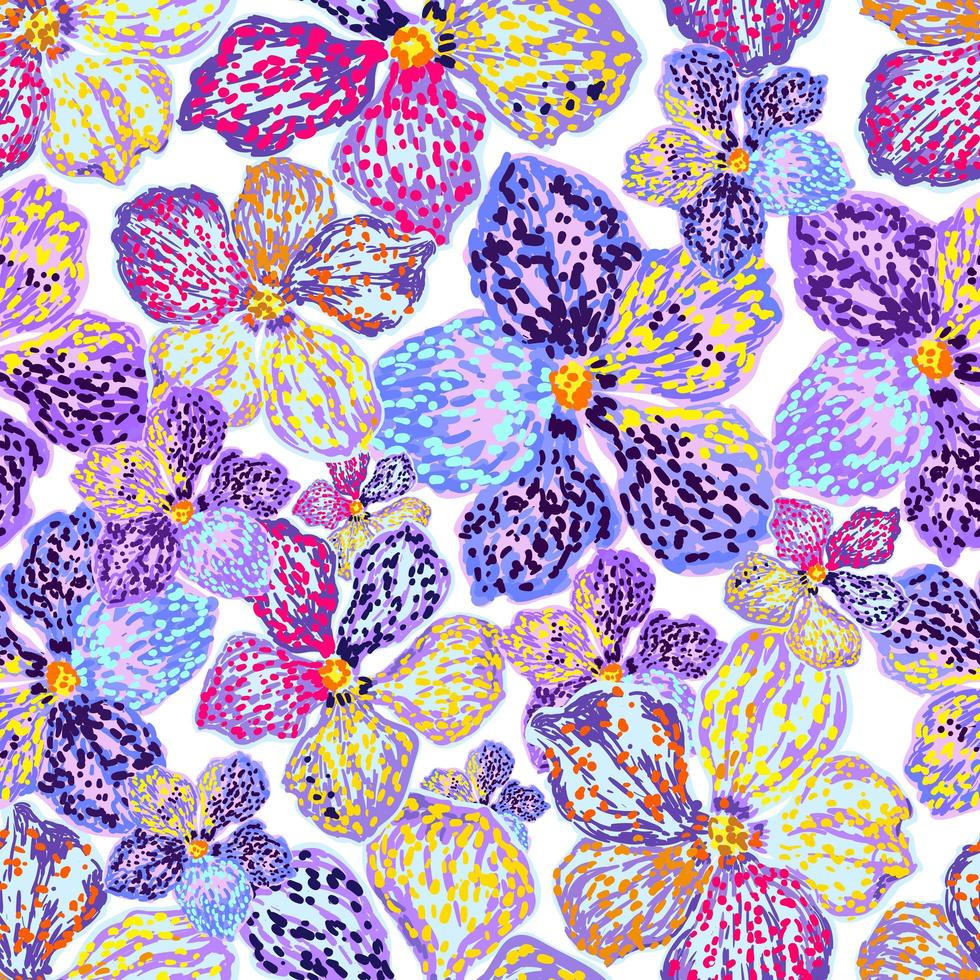 Vector seamless floral pattern