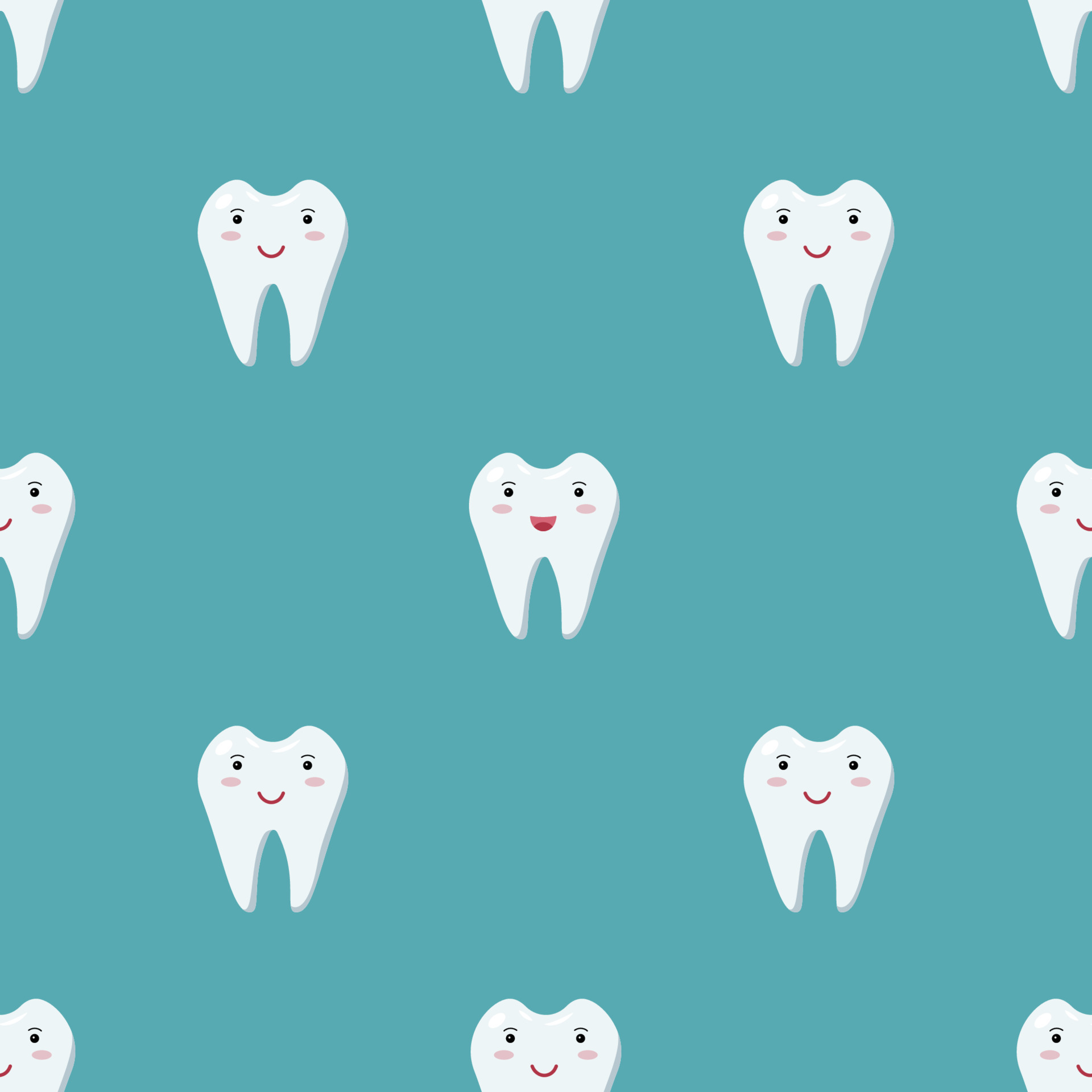 cute tooth background