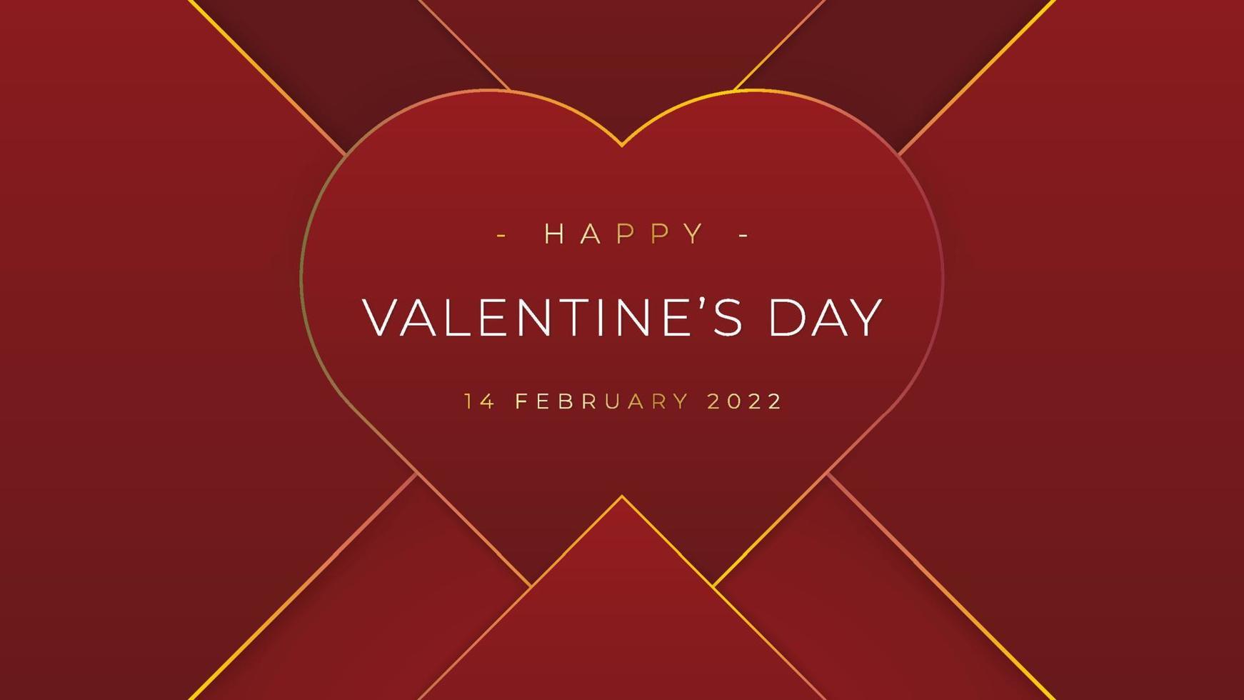 Valentine's day background design vector