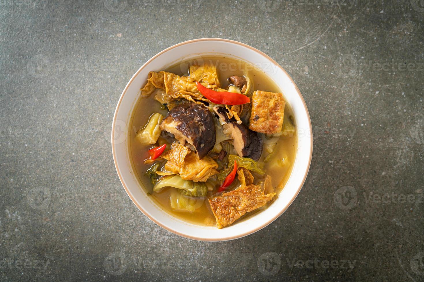 boiled pickled cabbage and bitter gourd soup 5273655 Stock Photo at