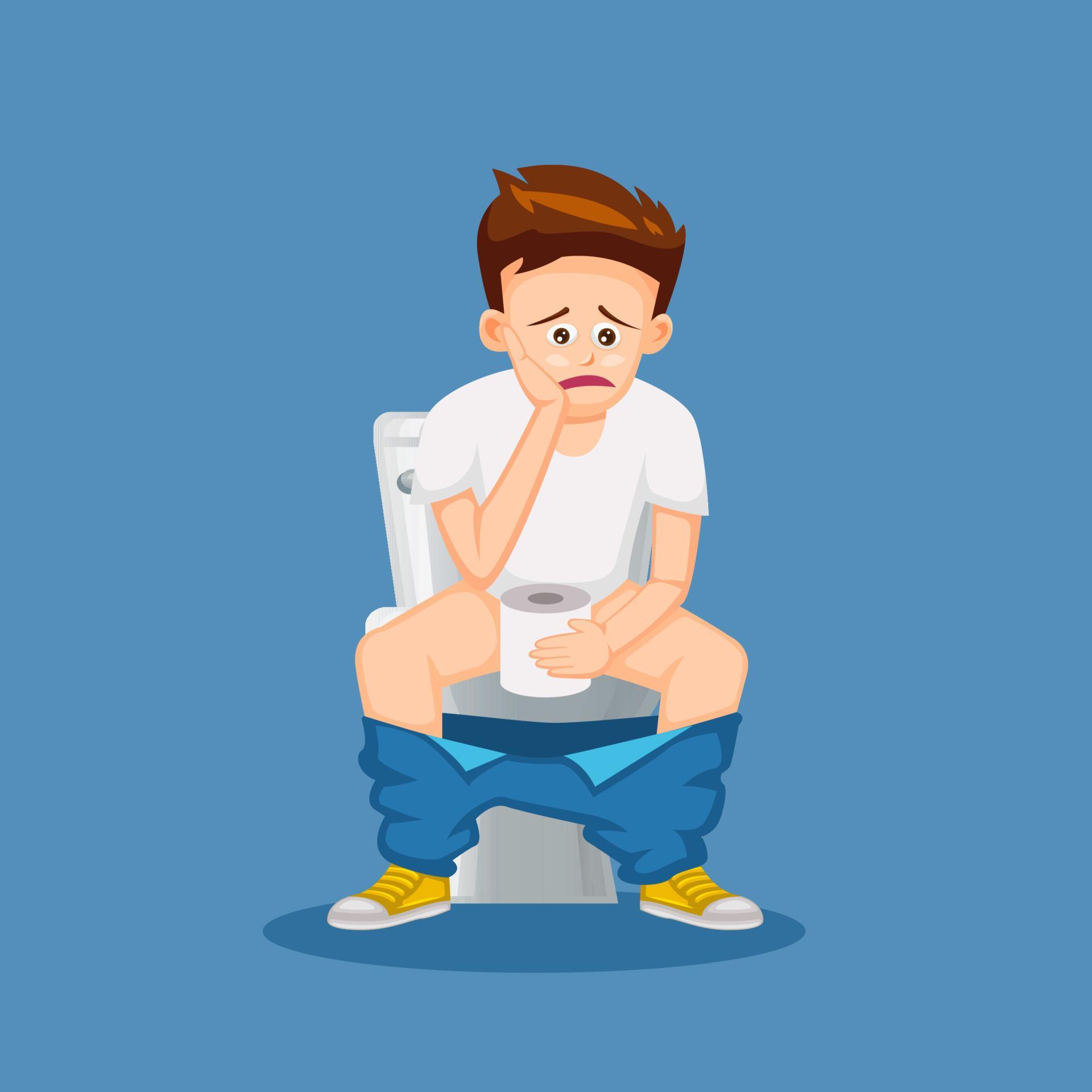 cartoon of people sitting on toilet in cartoon design 5273831 Vector