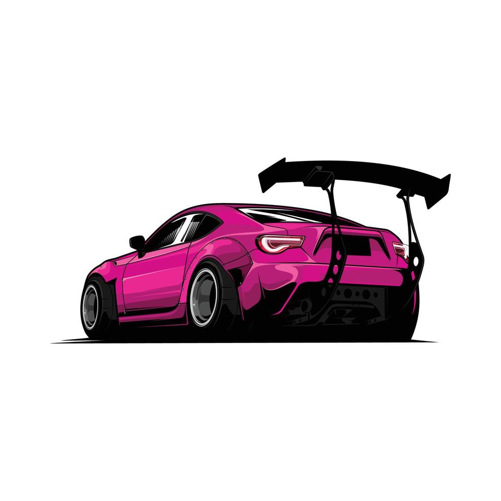 sport car vector illustration