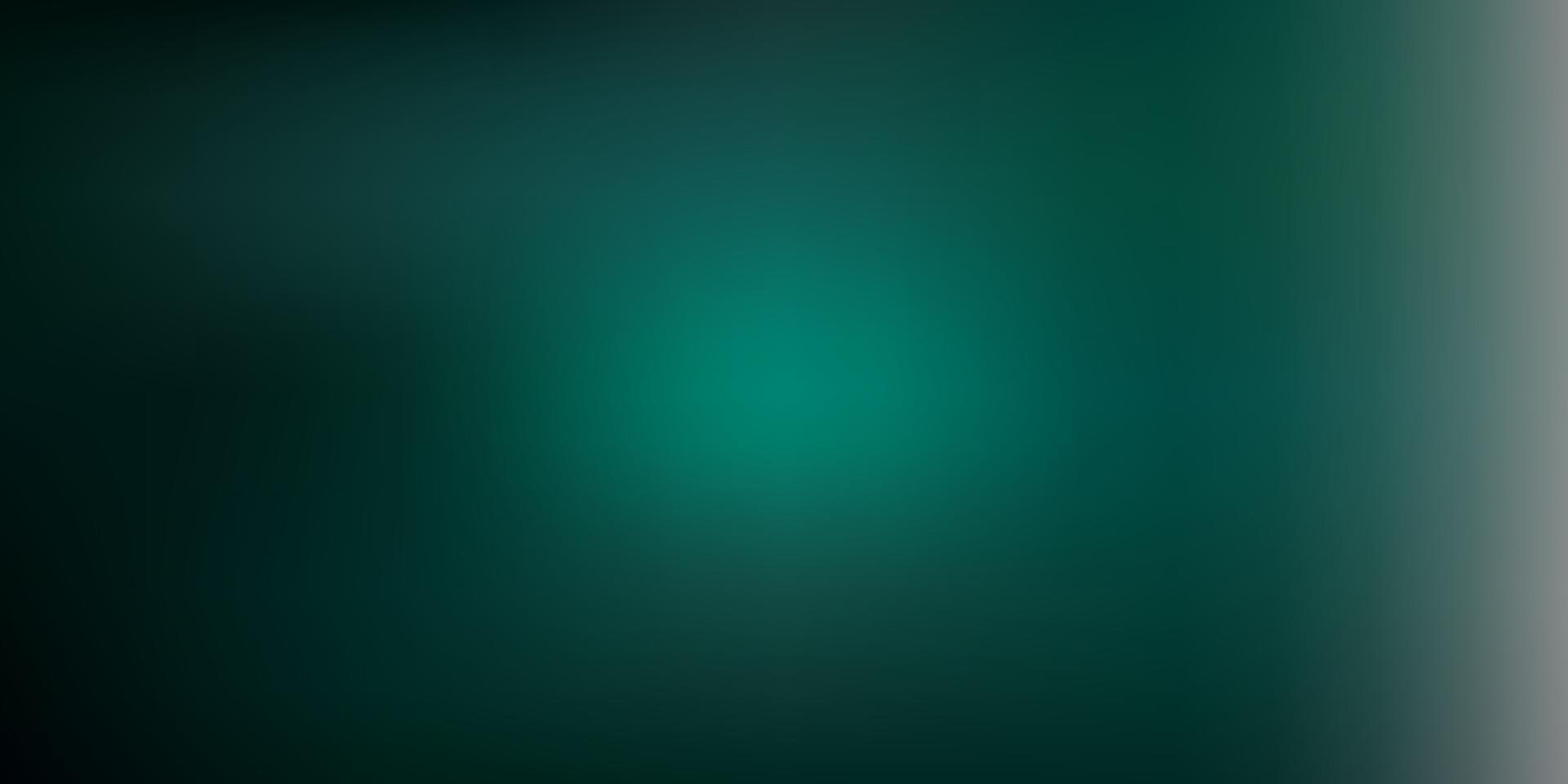 Fondo de desenfoque degradado vectorial verde oscuro. vector