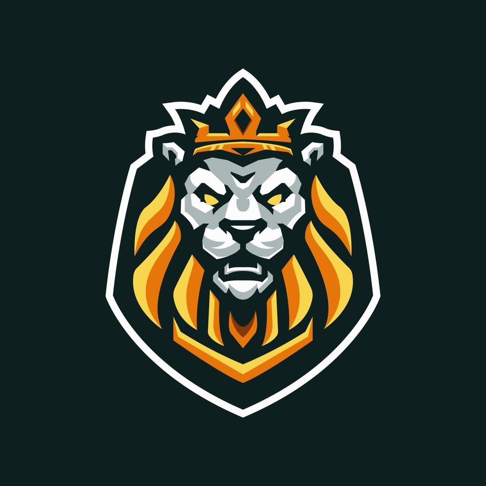LION MASCOT LOGO vector