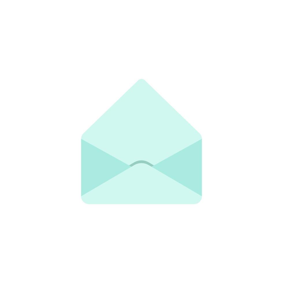 Love post card and envelope with hearts vector illustration