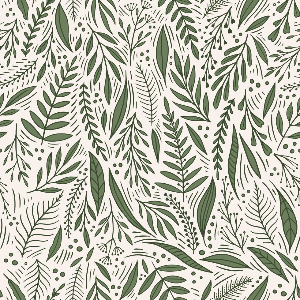 Garden flower, plants ,botanical ,seamless pattern vector design for cover, fabric, interior decor. Cute pattern with plant branch.