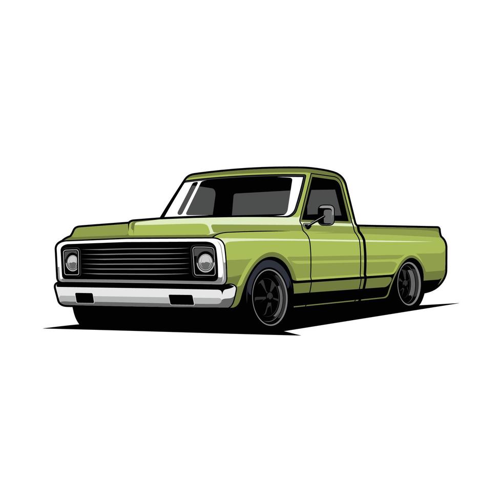 pickup vector illustration