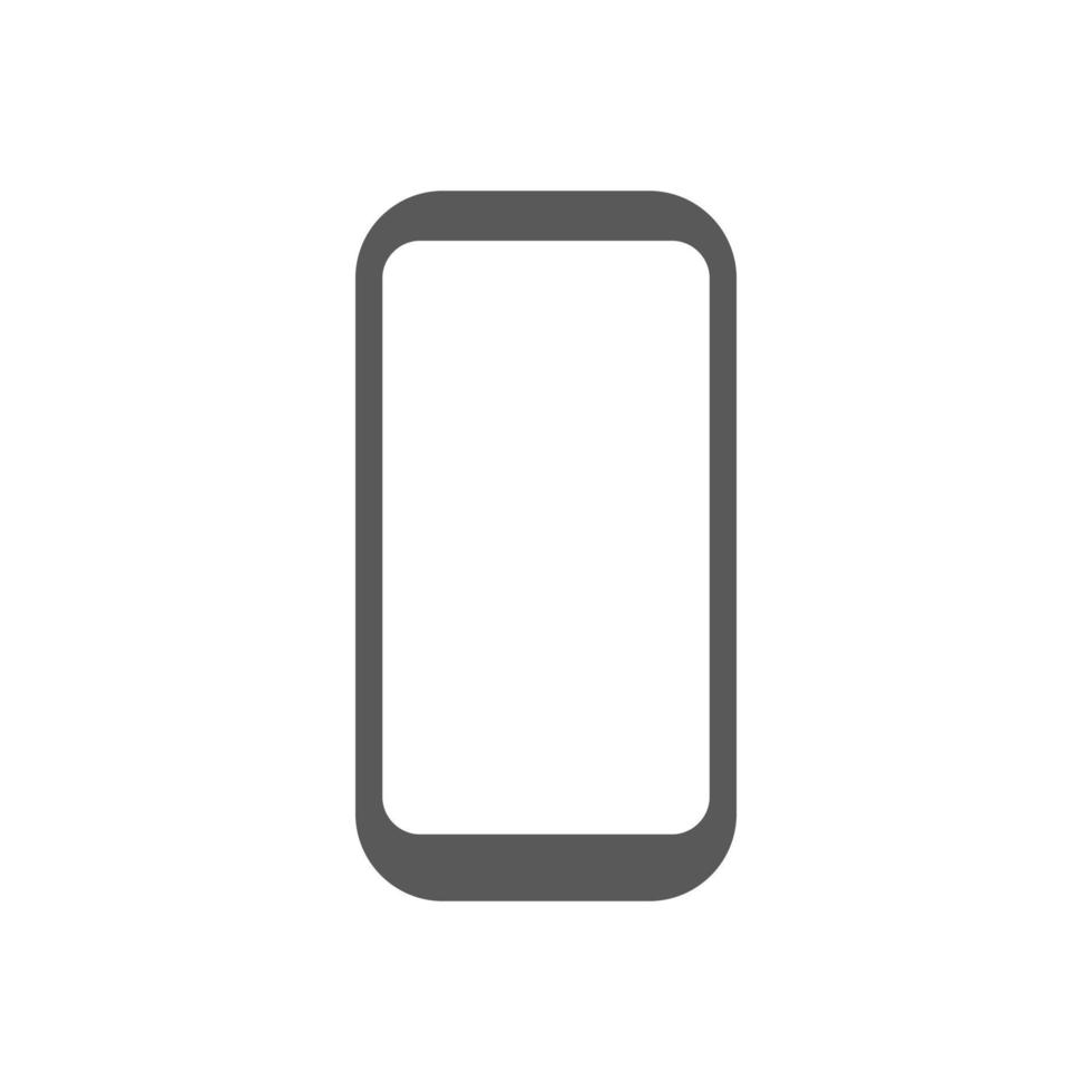 vector icon modern smartphone on white background