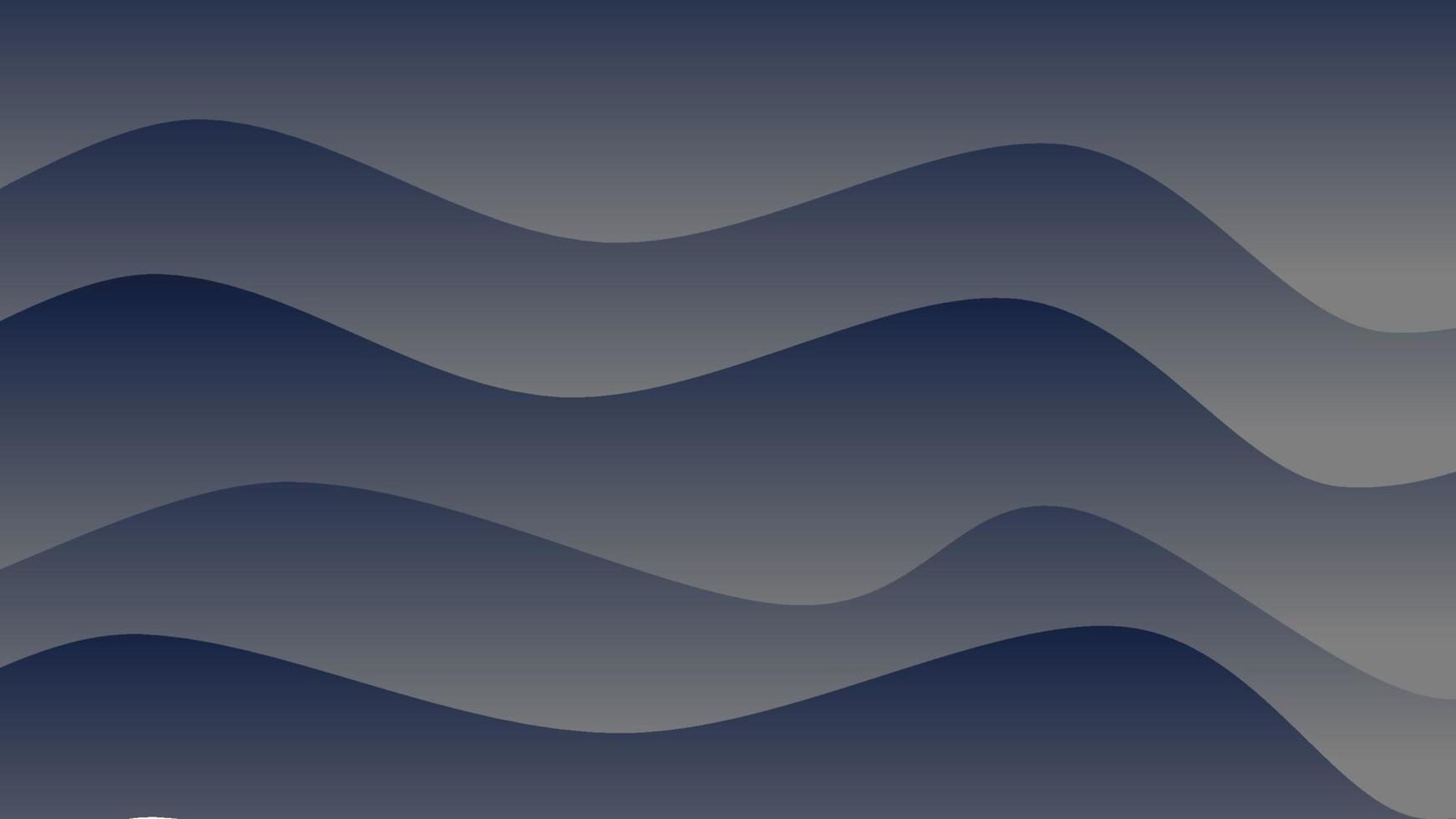 abstract background black gray wave shape. dark, modern, luxury concept. for wallpapers vector