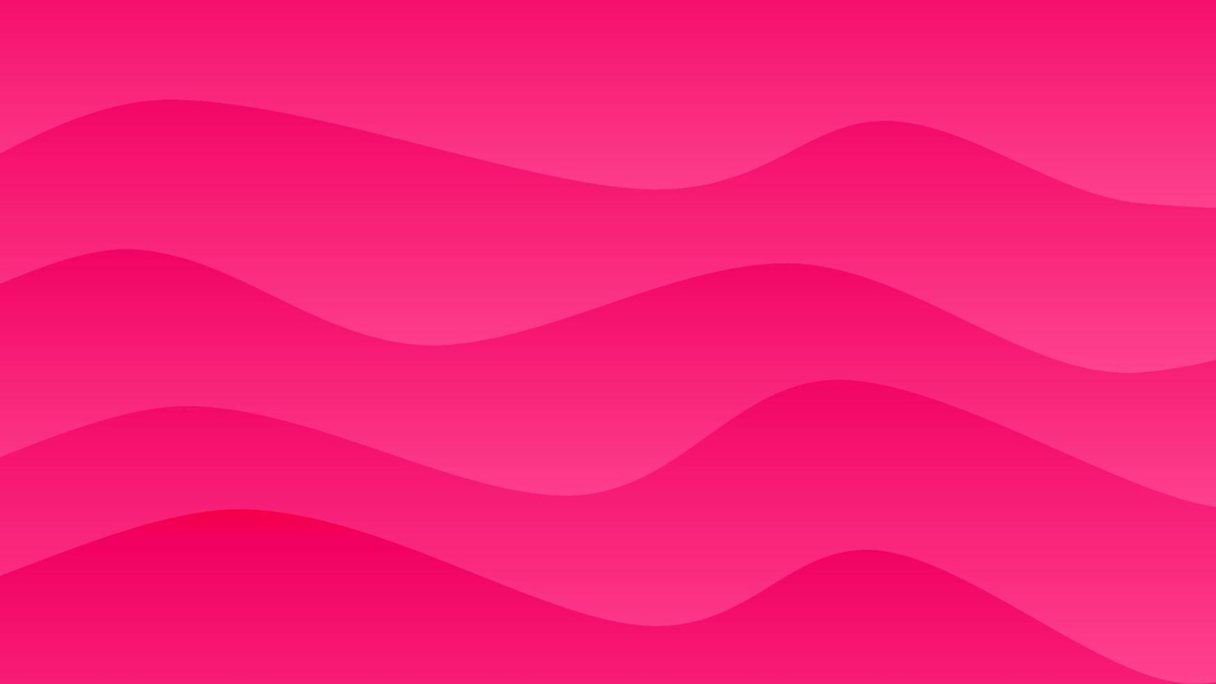 pink wave shape abstract background vector
