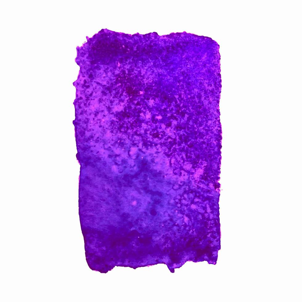 Purple watercolor stain vector