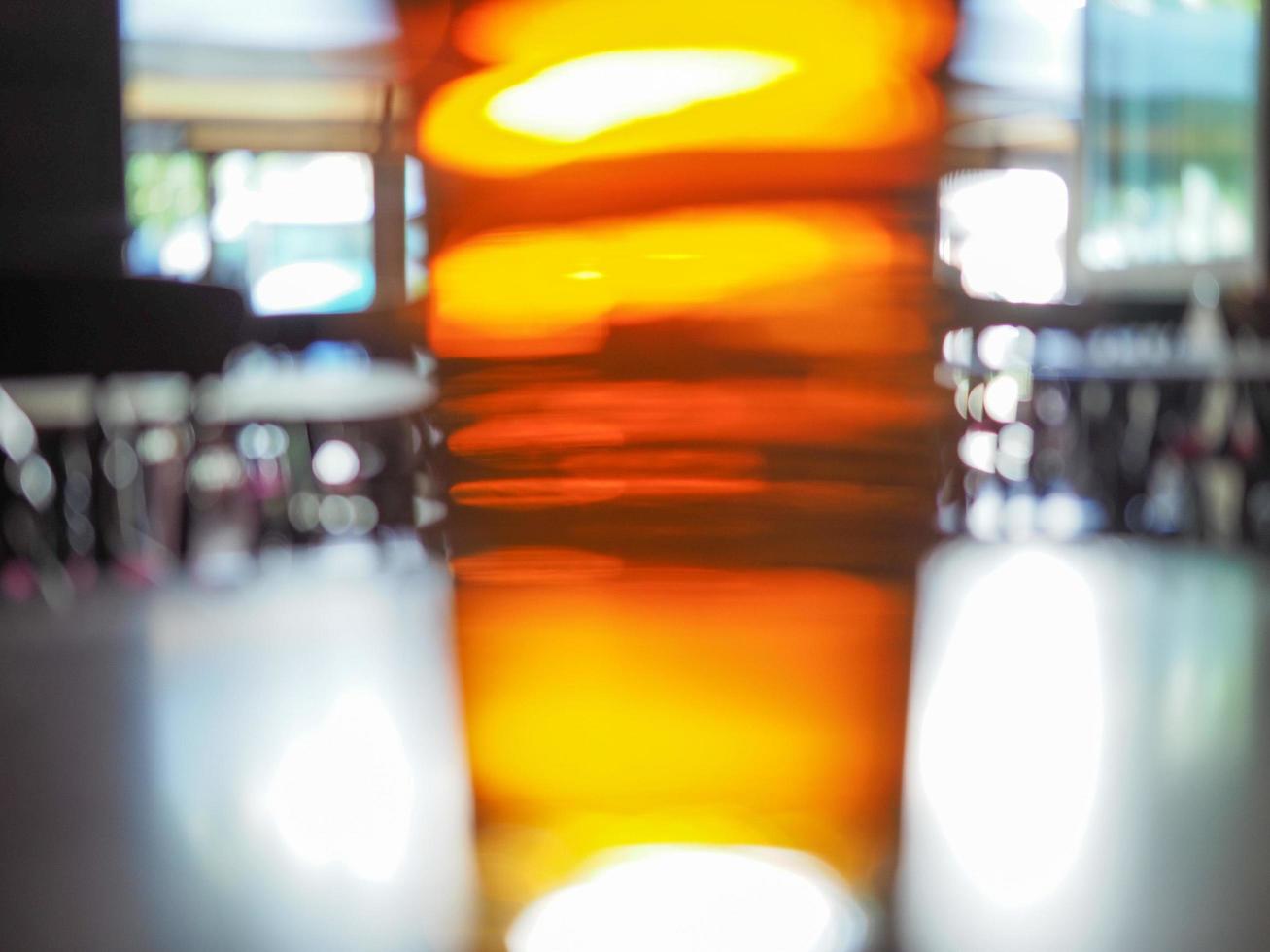 Abstract beer pint blur photo