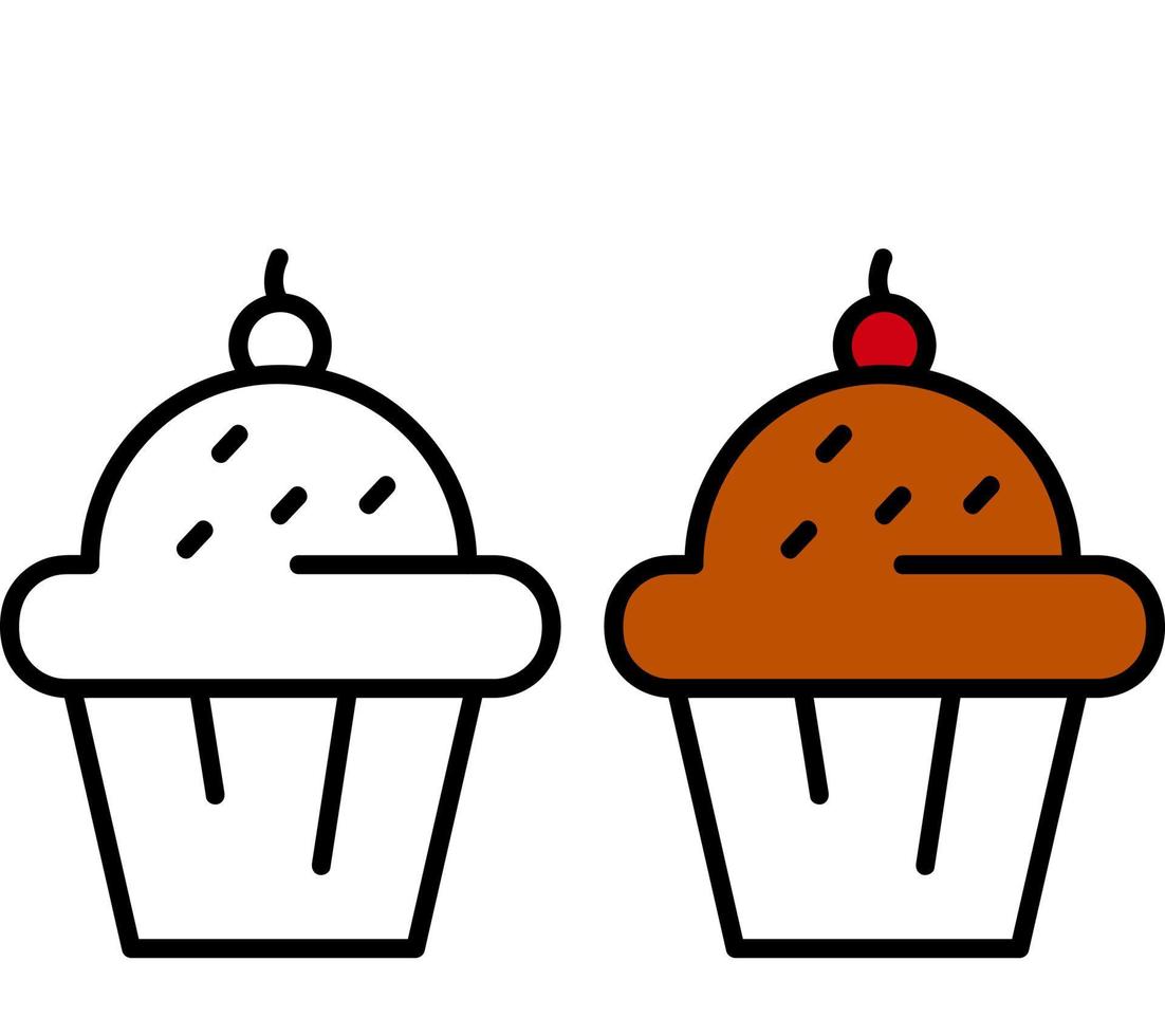 cake icon isolated on white background from bakery collection. cake icon trendy and modern cake symbol for logo, web, app, UI. cake icon simple sign. vector