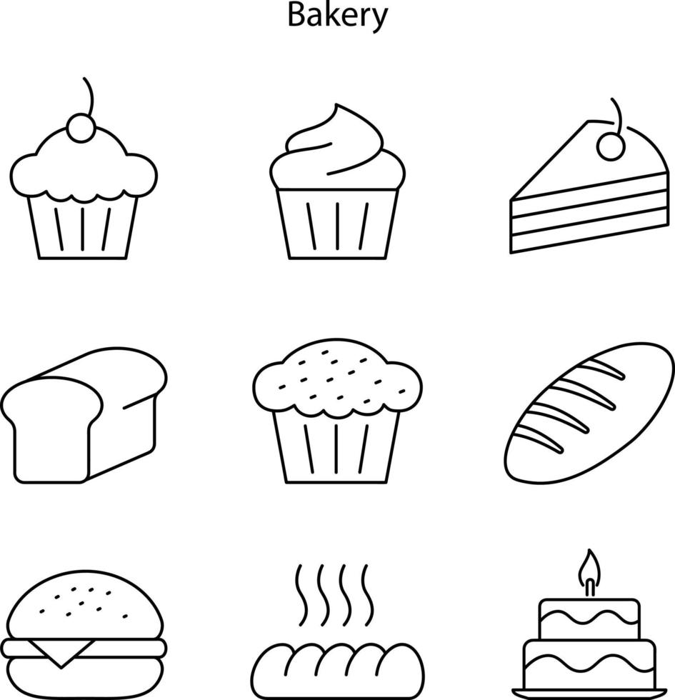 bakery icon isolated on white background. bakery icon trendy and modern bakery symbol for logo, web, app, UI. bakery icon simple sign. icon flat vector illustration