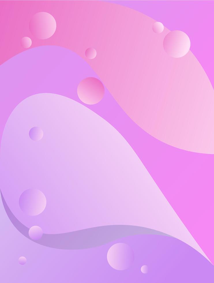 Abstract Liquid Background Pink vector