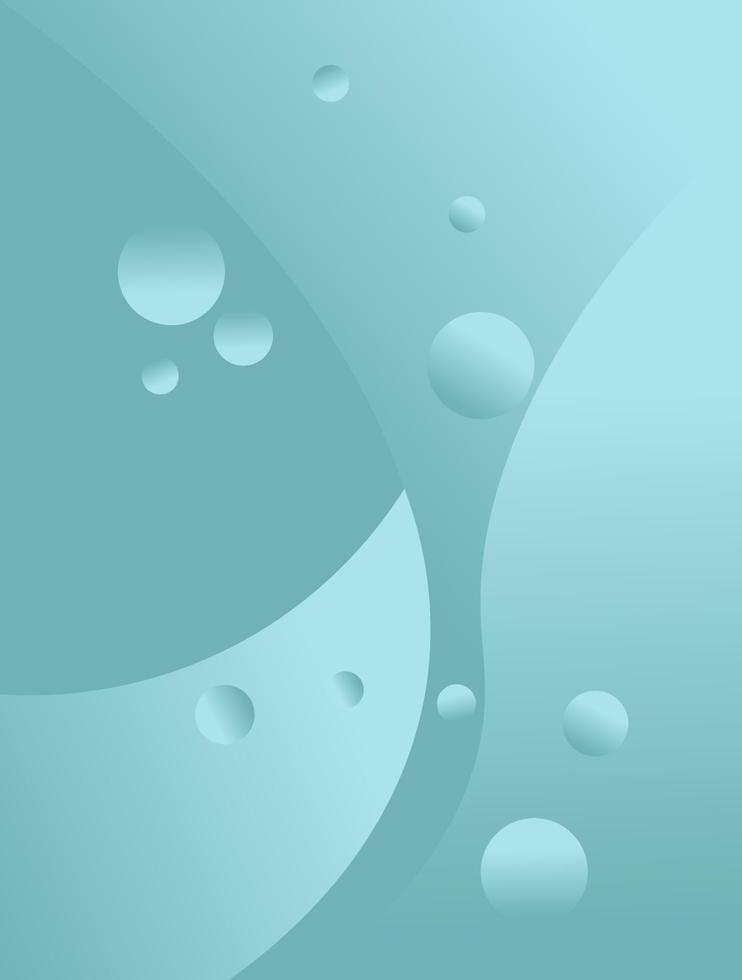 Background Liquid Cyan Color Beautiful vector