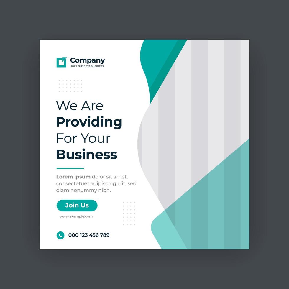 Digital marketing and business social media banner template vector
