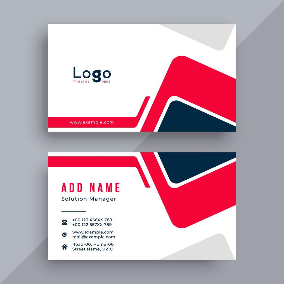 Business card design template vector