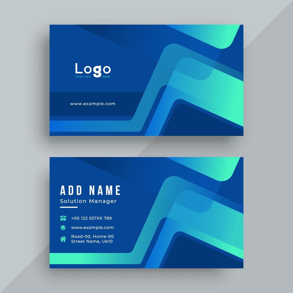 Business card design template vector