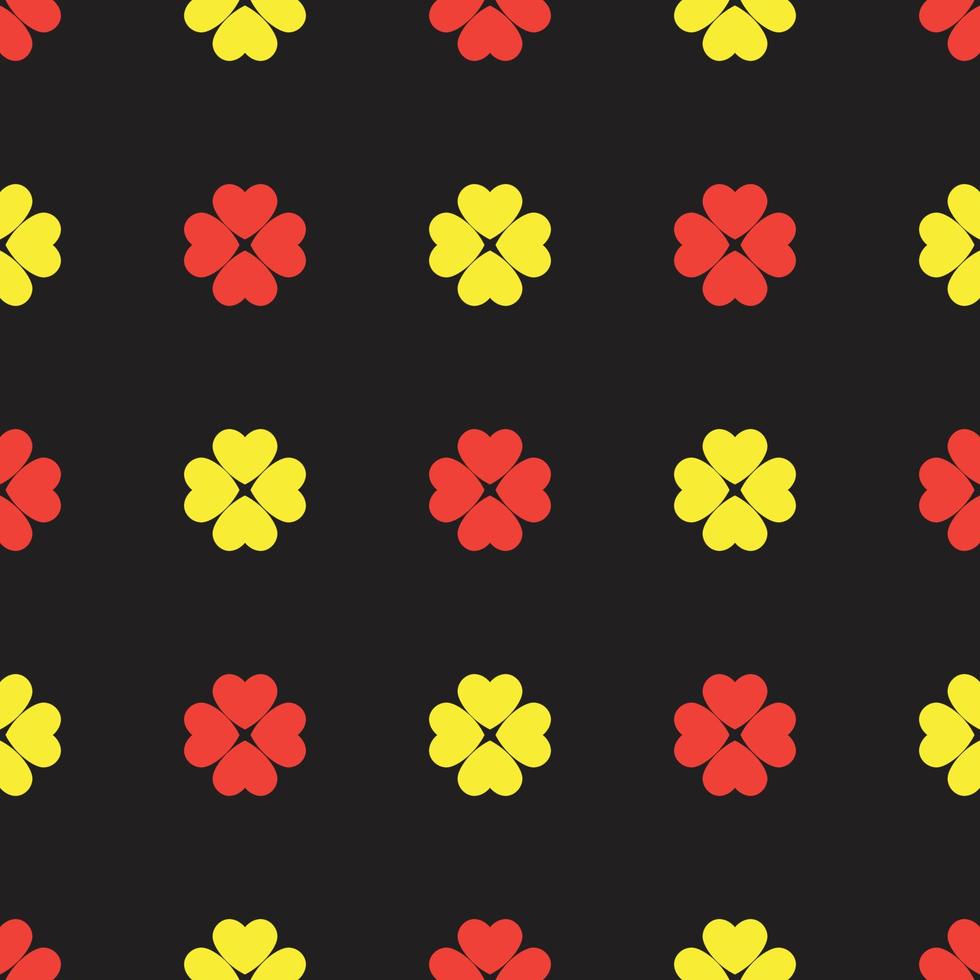 beautiful flower colorful seamless pattern simple elegance minimalist design vector background template