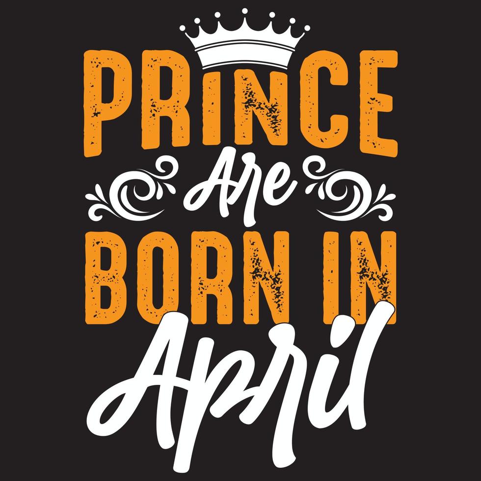 príncipe nacen en abril vector