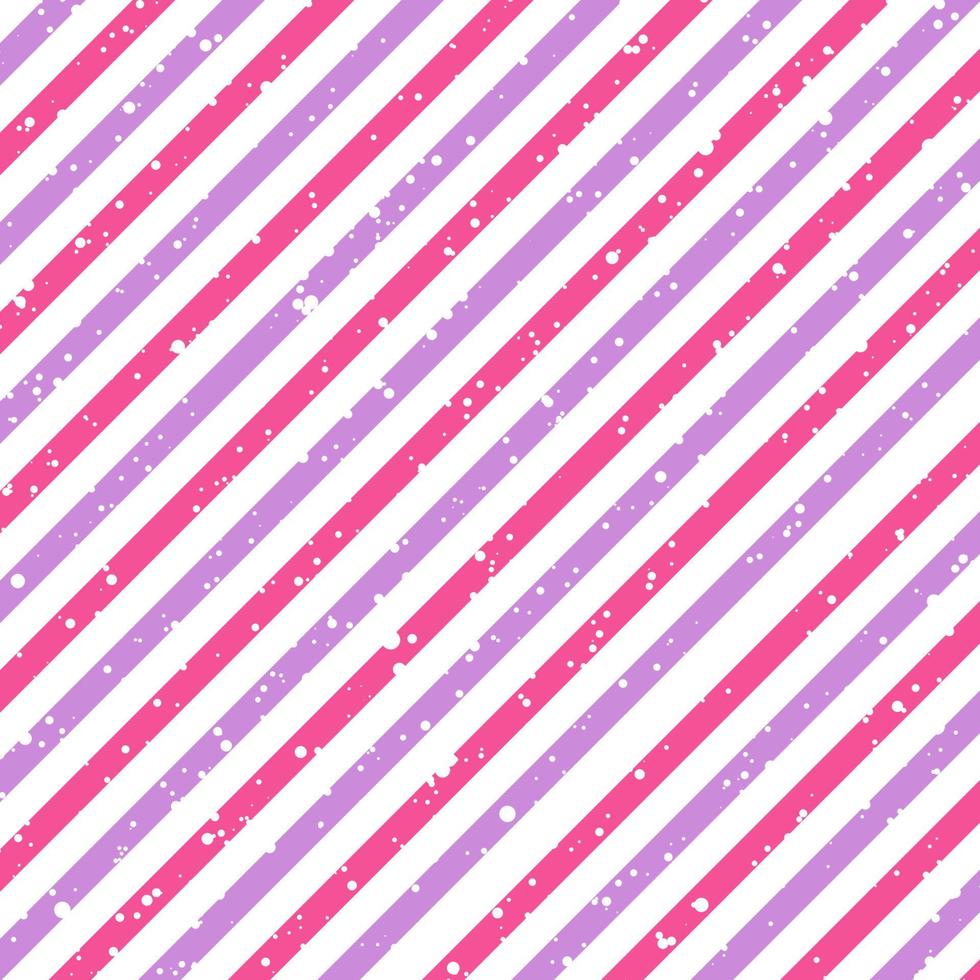 Valentines day diagonal striped pink and purple lines on white background vector