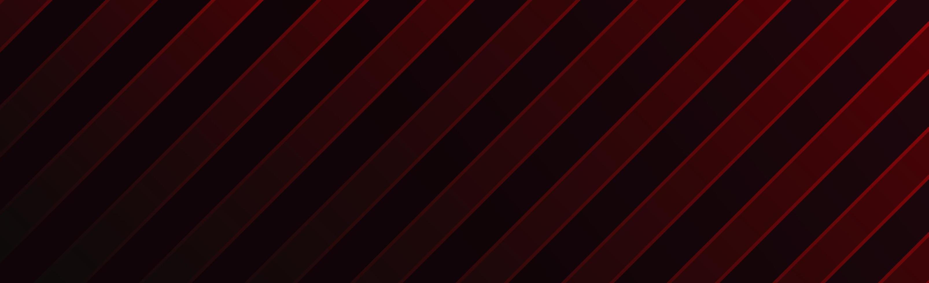 Abstract dark background slanted red gradient lines - Vector