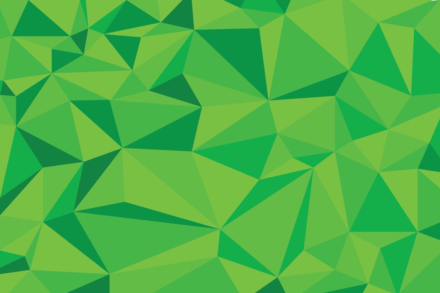 low poly abstract texture background green color design vector