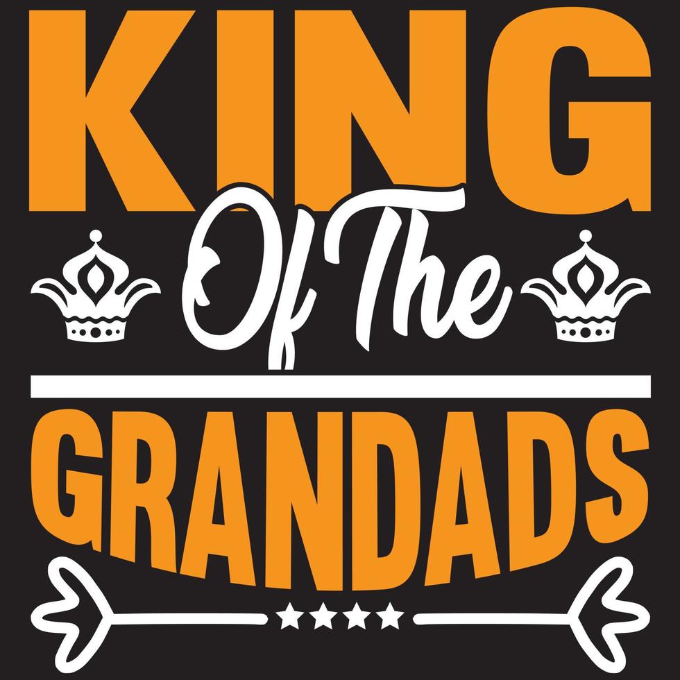 king of the grandads vector