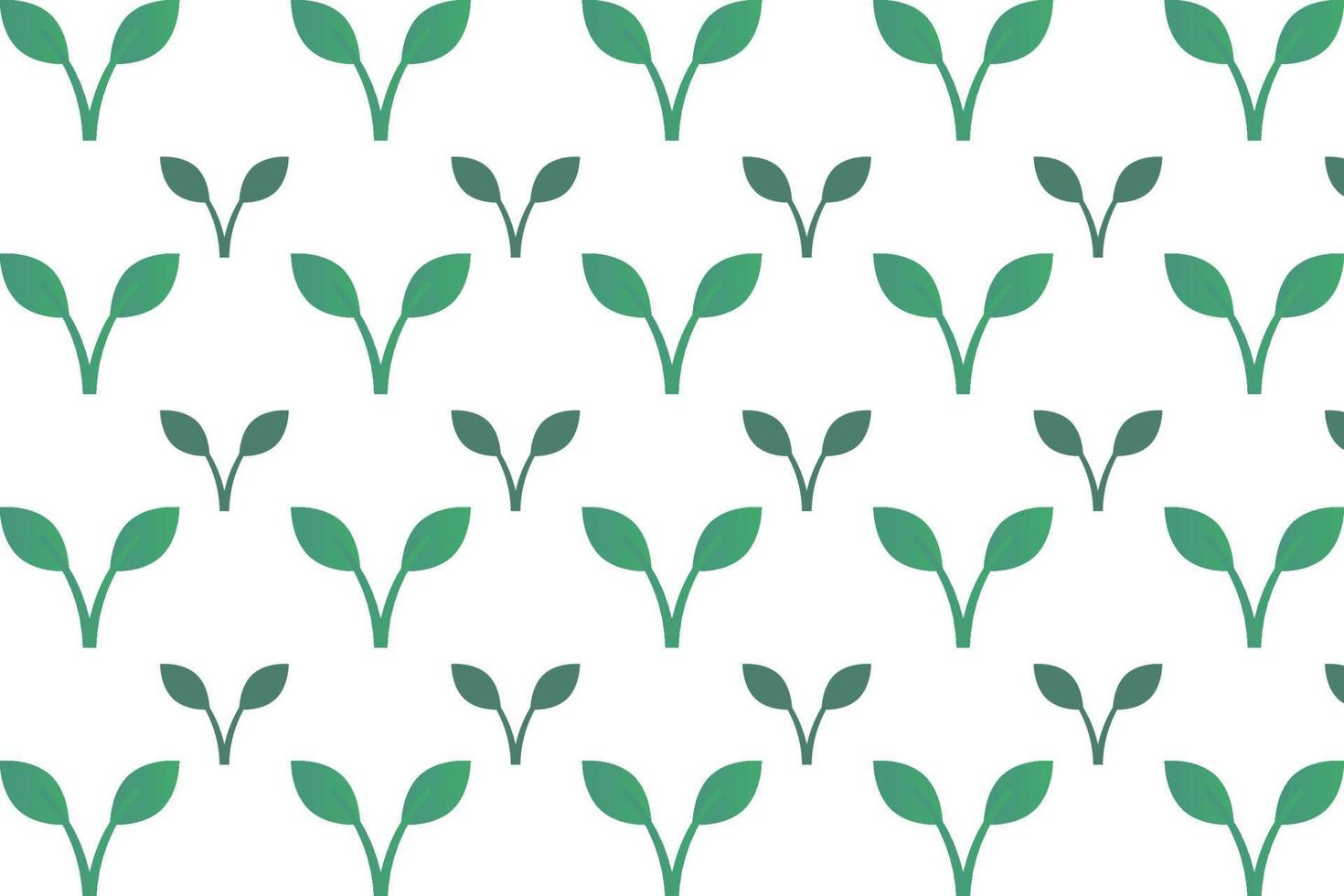 Abstract Seedling Pattern Background vector