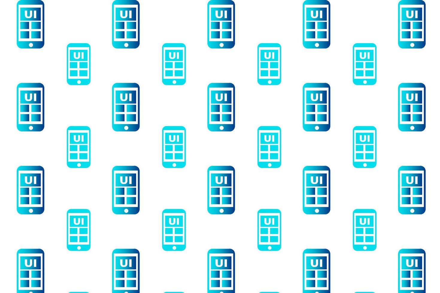 Abstract Mobile UI Pattern Background vector
