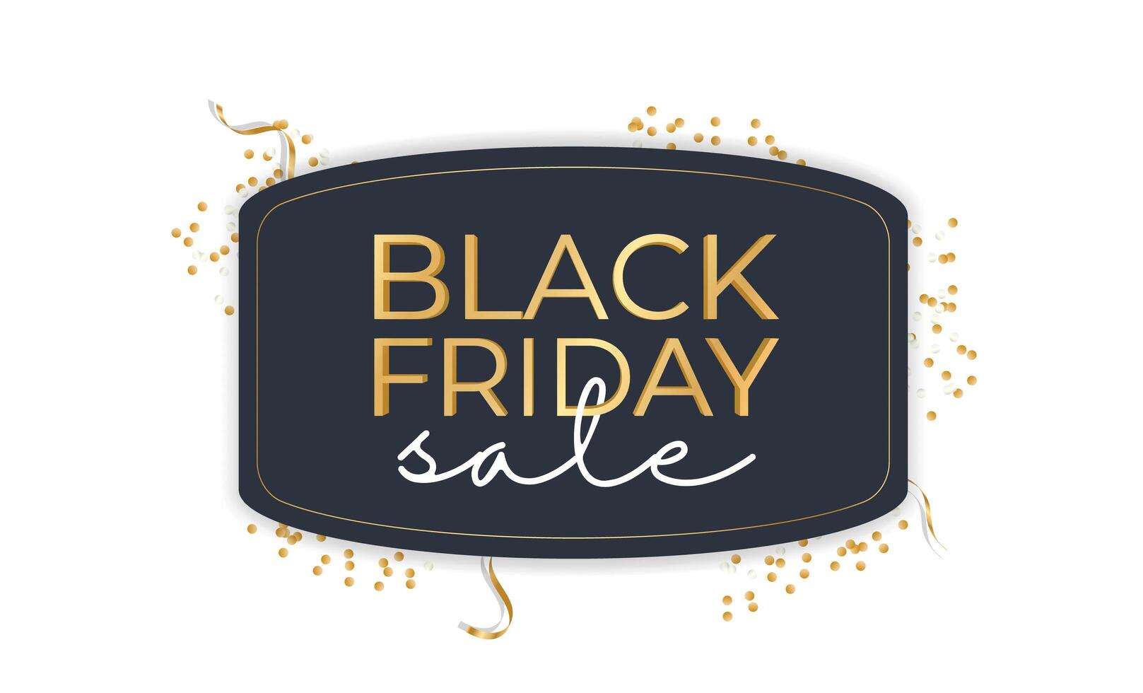 Black Friday sale. Element for banner design. Vector. vector