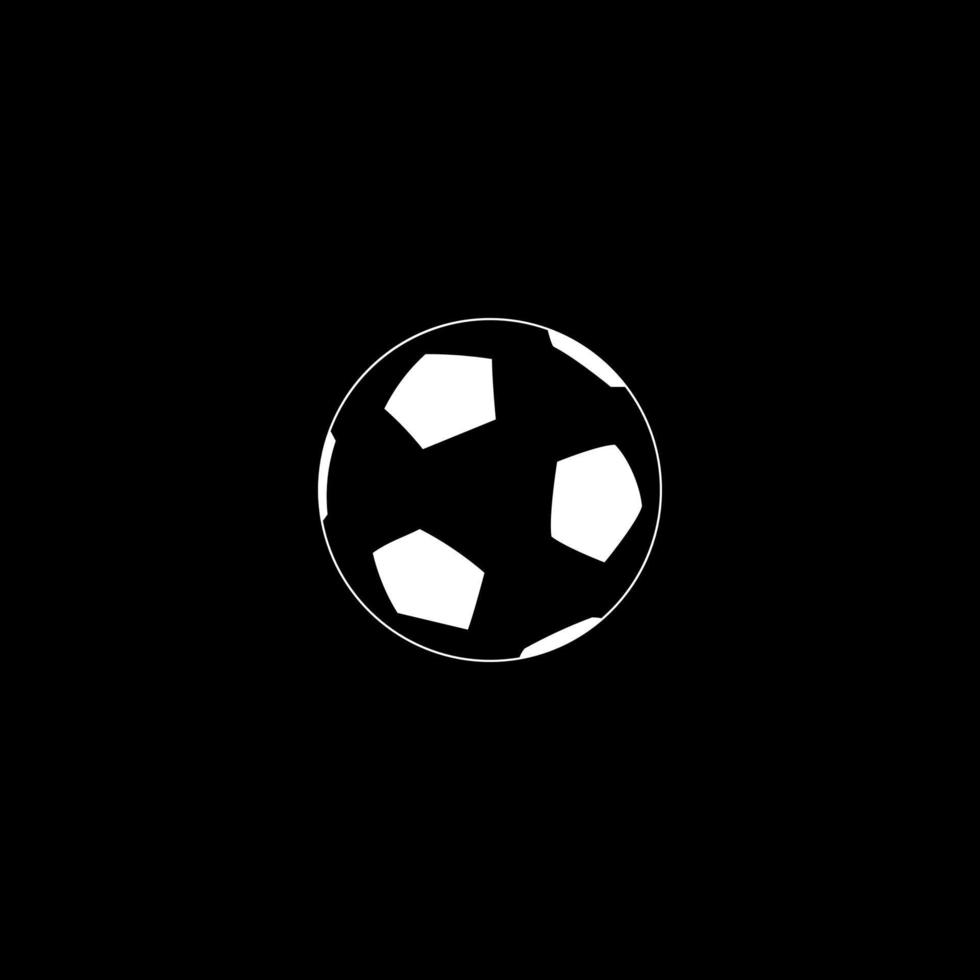 Soccer ball white color icon vector