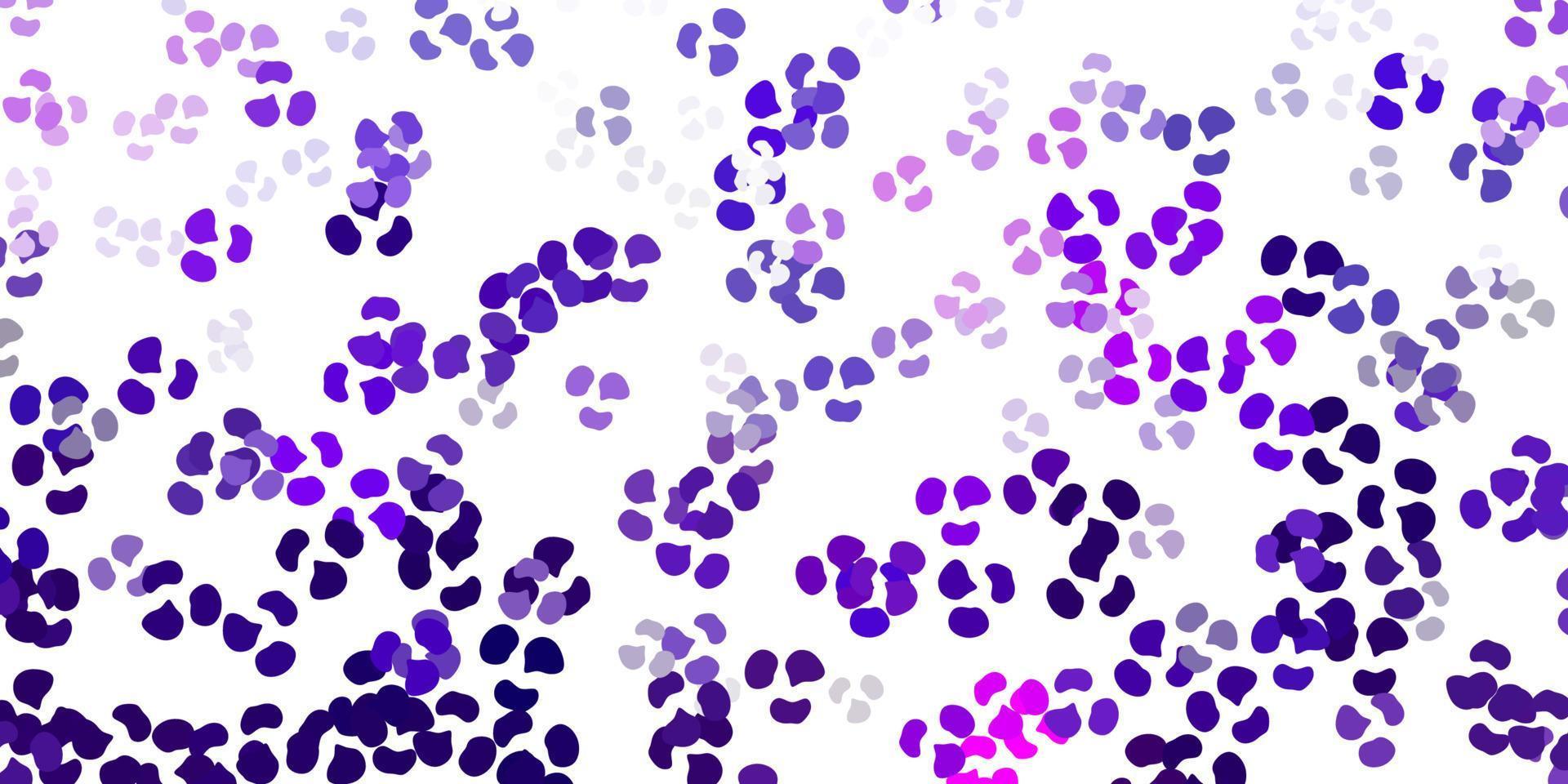 Light purple, pink vector backdrop with chaotic shapes.