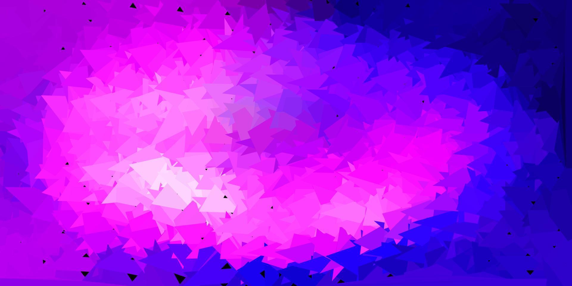 Light purple, pink vector gradient polygon design. 5280080 Vector Art