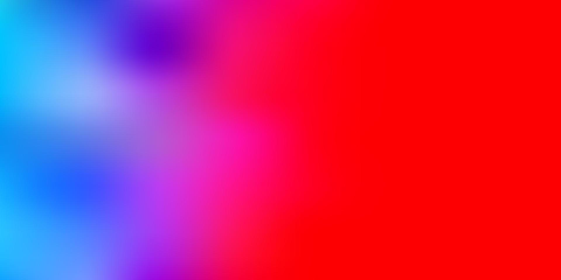 Light blue, red vector abstract blur layout.