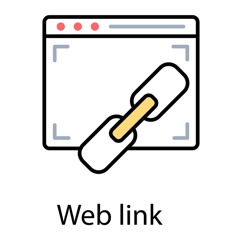 Web Link Concepts vector