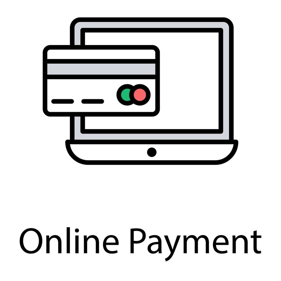 Online Payment Concepts vector