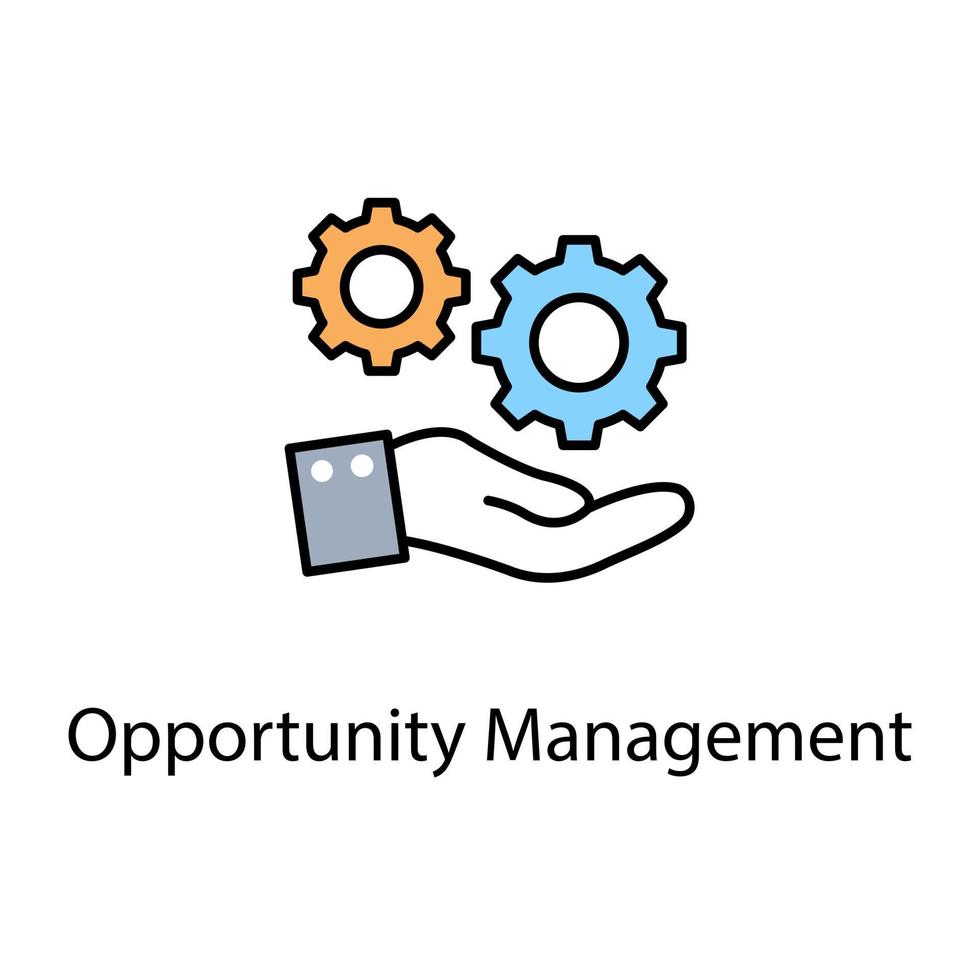 Trendy Management Concepts vector