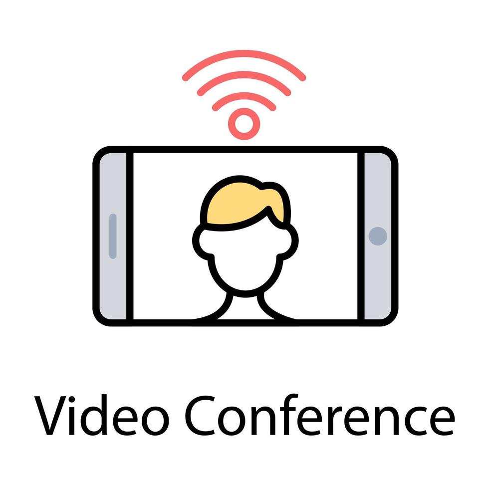 Wifi Video Calling vector