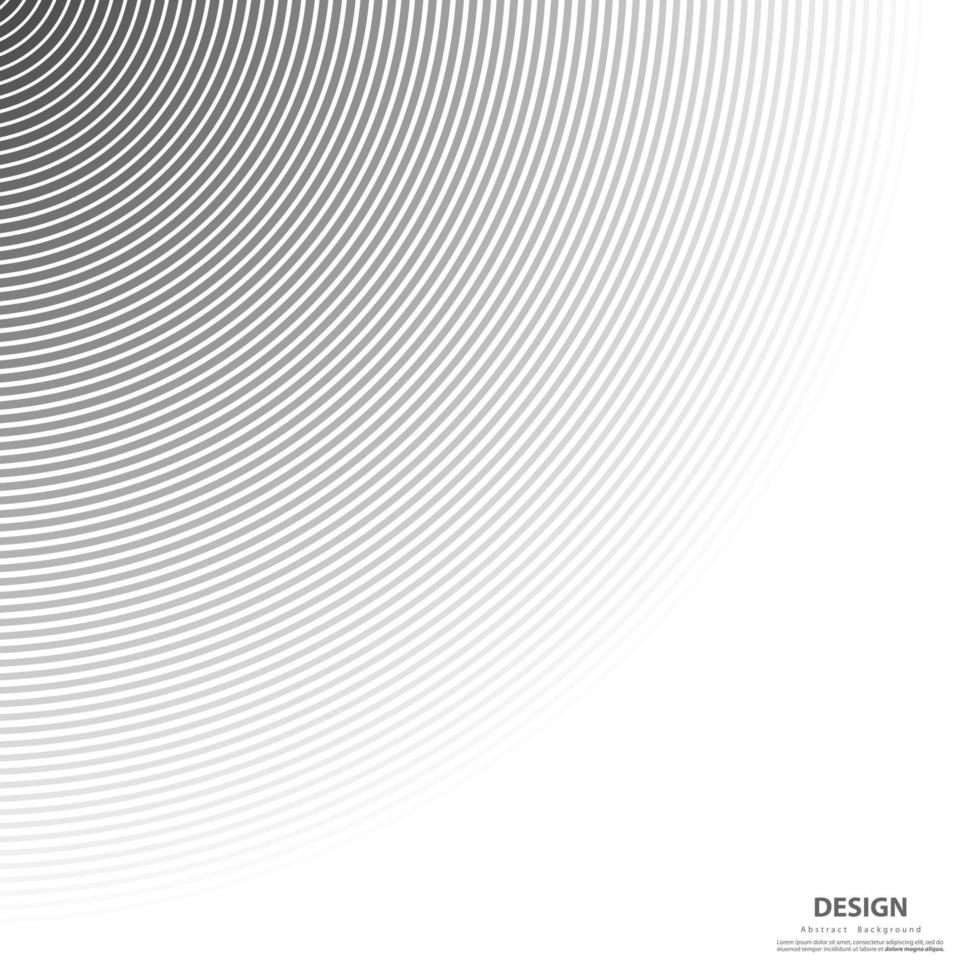 fondo de línea de círculo abstracto. patrón redondo círculo para onda de sonido. vector - ilustración